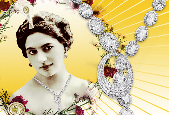 Le collier cravate chez Adler Joailliers