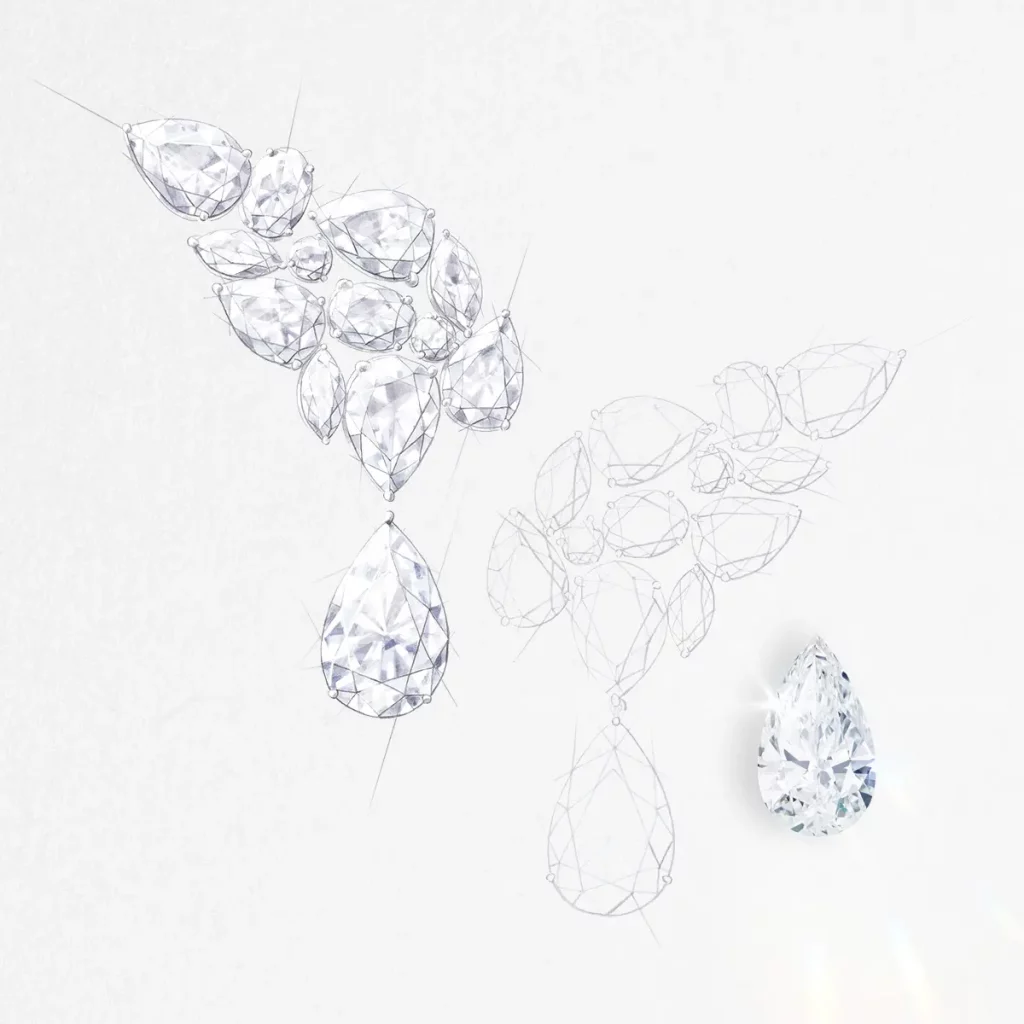 Sketch of Tivoli Earrings