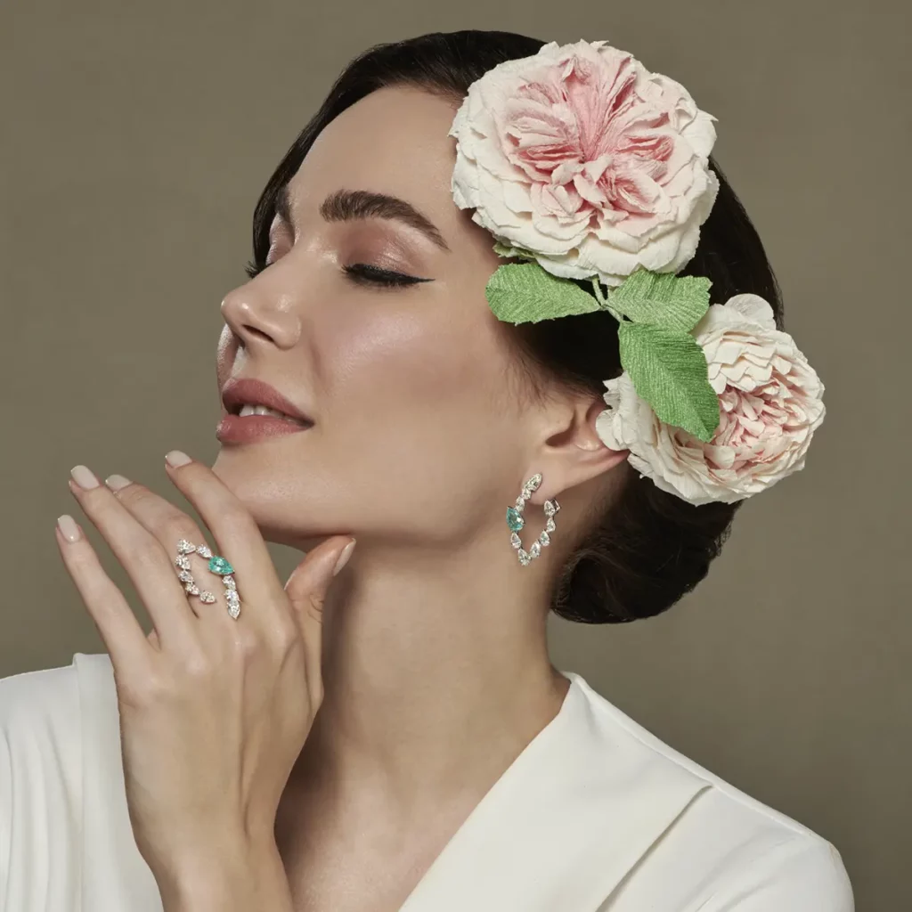 Paraiba Tourmaline ring and earrings