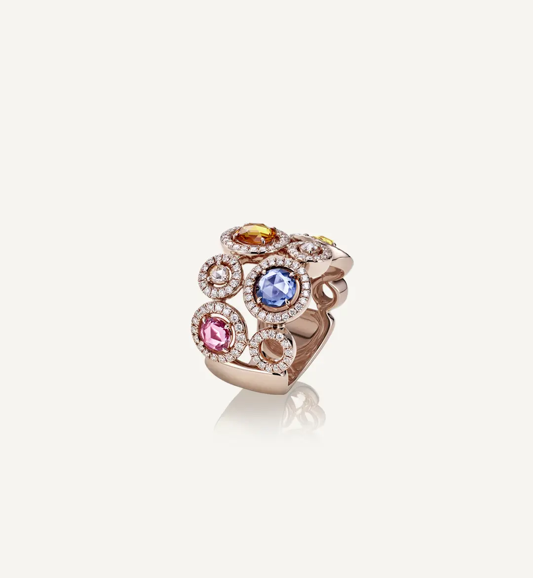 Sundersand Pink Gold Ring by Adler Joailliers