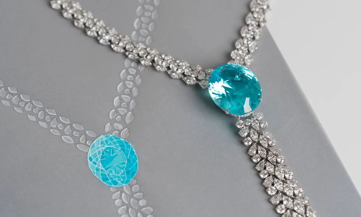 Adler Joailliers Blue Lagoon Necklace