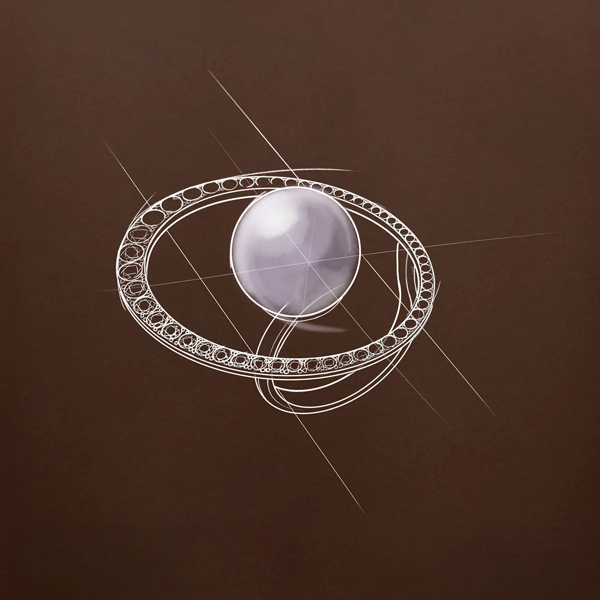 Satellite of Love Ring by Adler joailliers