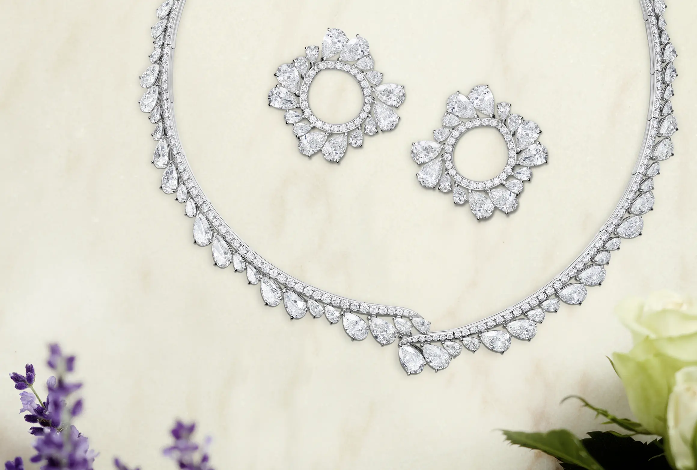 Folia High Jewellery Set by Adler Joailliers