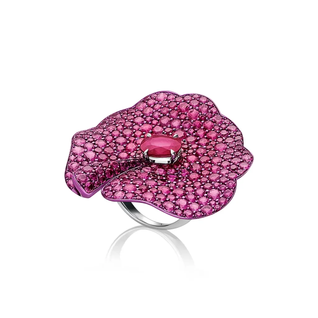 Water Lily Ring by Adler Joailliers