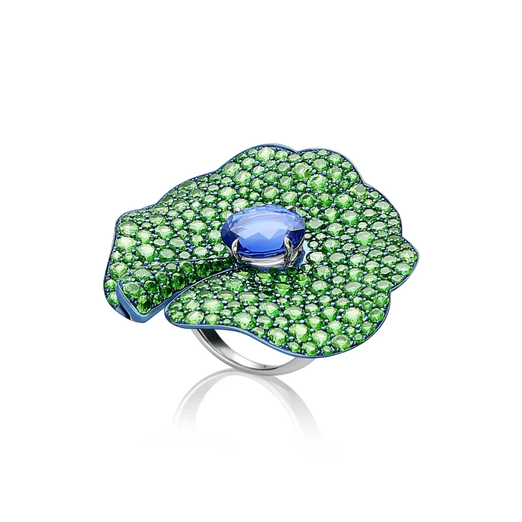 Water Lily Ring by Adler Joailliers