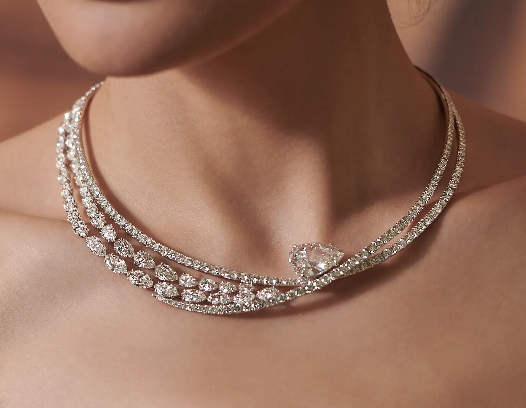 Diamonds necklace by Adler Joailliers