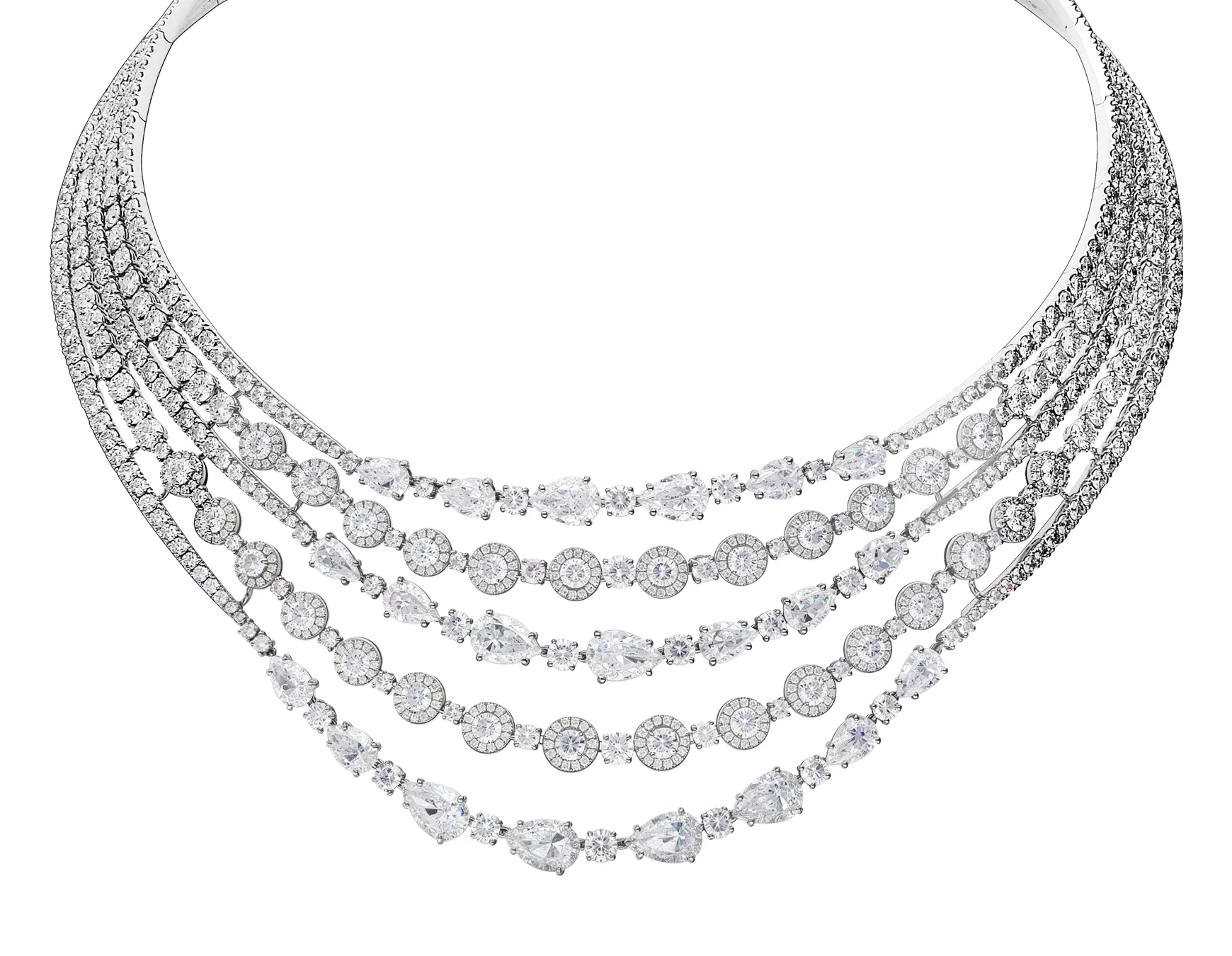 Multiple de Forme Necklace by Adler Joailliers