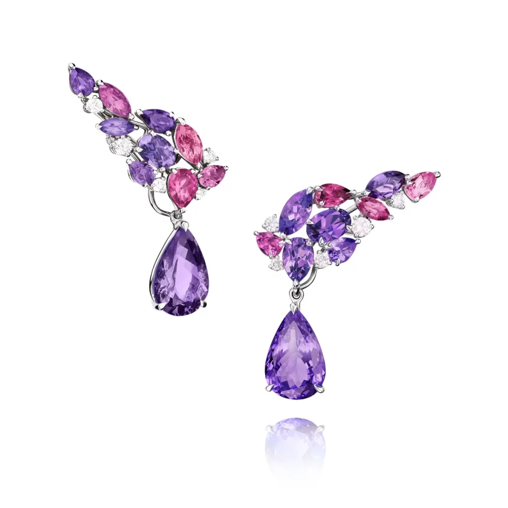 Tivoli Amethyst Earrings by Adler Joailliers