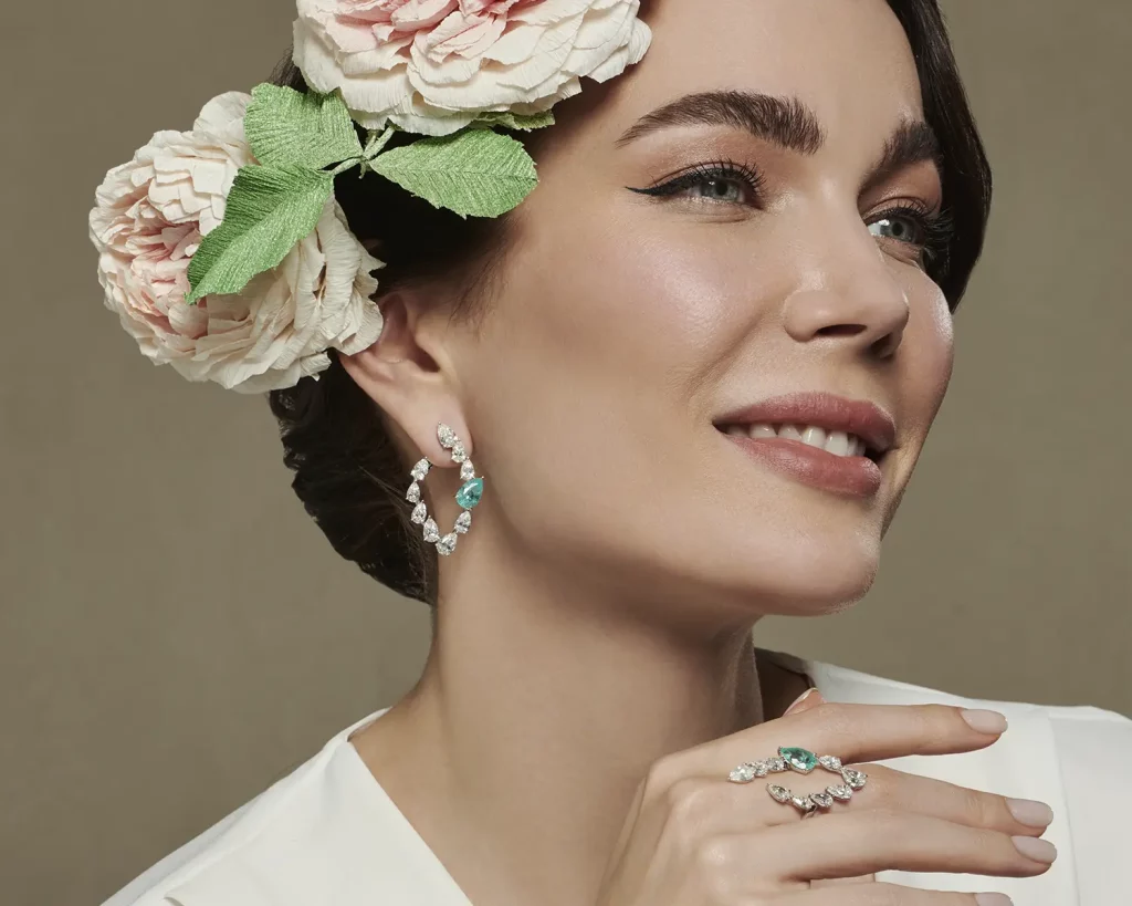 Paraiba Tourmaline ring and earrings