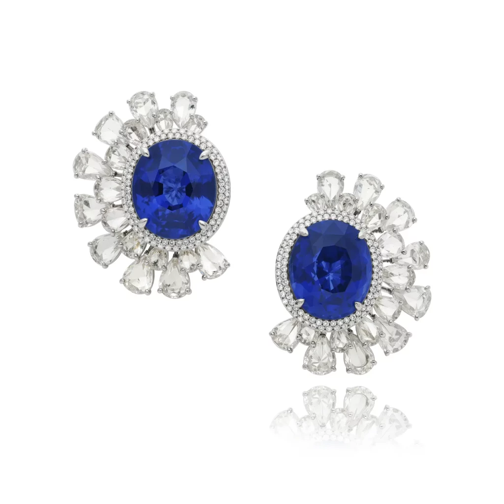 Blue Eminence Earrings by Adler Jaoilliers