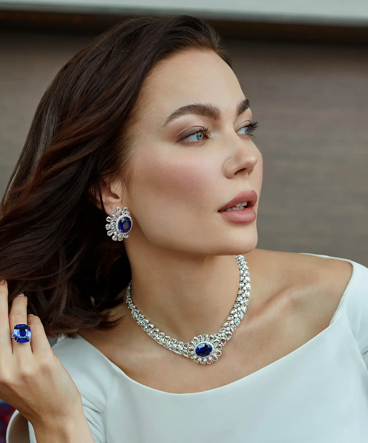 Blue Eminence High Jewellery Set by Adler Joailliers